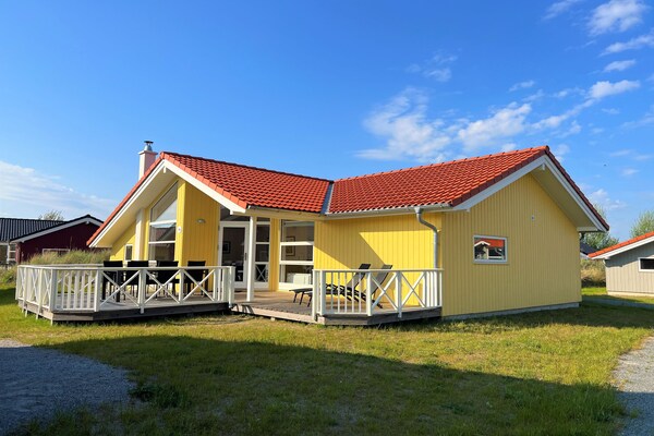 Foto van Spa-cottage met hellend terras - Vakantiehuis in Großenbrode - ExteriorSummer