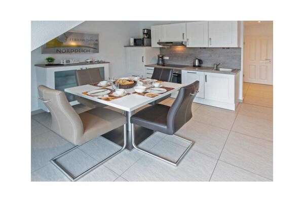 Foto van Vakantiewoning Deichoase - Vakantiehuis in Norddeich - DiningRoom