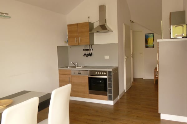 Foto van 2 aparte appartementen met balkon aan de skipiste - Vakantiehuis in Willingen - Kitchen