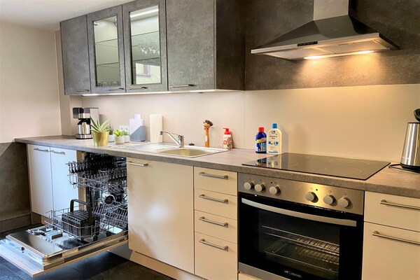 Foto van Ferienwohnung Am Marktplatz in Herbolzheim - Vakantiehuis in Herbolzheim - Kitchen
