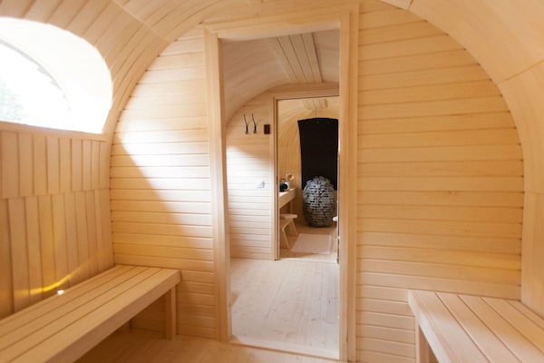 Foto van Tiny House Alpenpanoramachalet Igluhut - Vakantiehuis in Hergensweiler - Untagged
