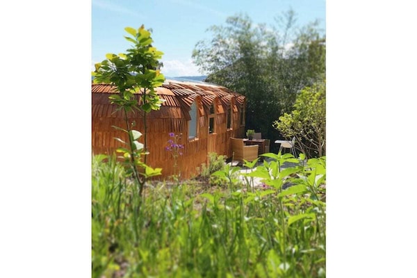 Foto van Tiny House Alpenpanoramachalet Igluhut - Vakantiehuis in Hergensweiler - Untagged