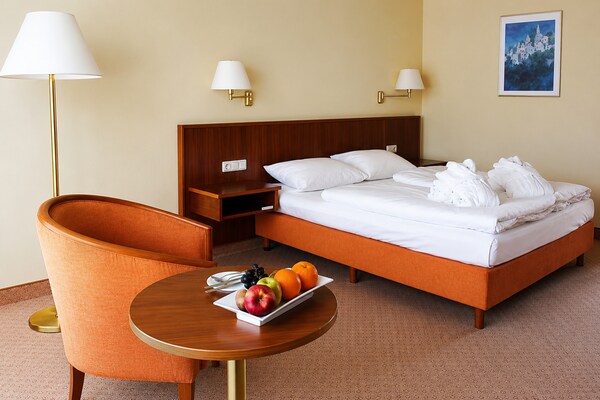 Foto van Spa & Wellnesshotel Fichtelgebirge Penthouse Suite - BedRoom