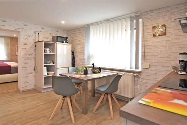 Foto van Ferienwohnung Christina in Friedrichroda - Vakantiehuis in Friedrichroda - DiningRoom