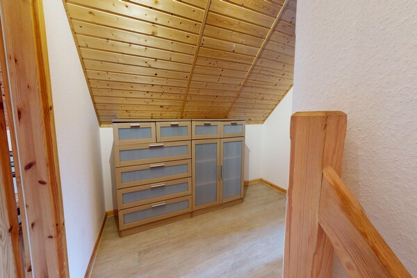 Foto van Vakantiehuis met rieten dak aan het Userinmeer - Vakantiehuis in Userin - Landing