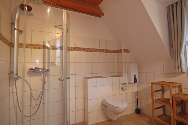 Foto van Rijtjeshuis Dünenwaldhaus in Trassenheide - Vakantiehuis in Trassenheide - BathRoom