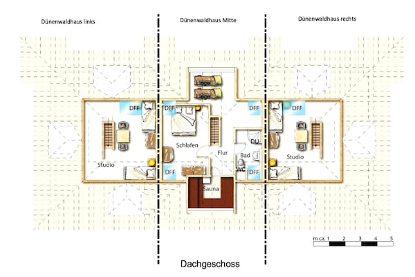 Foto van Rijtjeshuis Dünenwaldhaus in Trassenheide - Vakantiehuis in Trassenheide - Ambiance