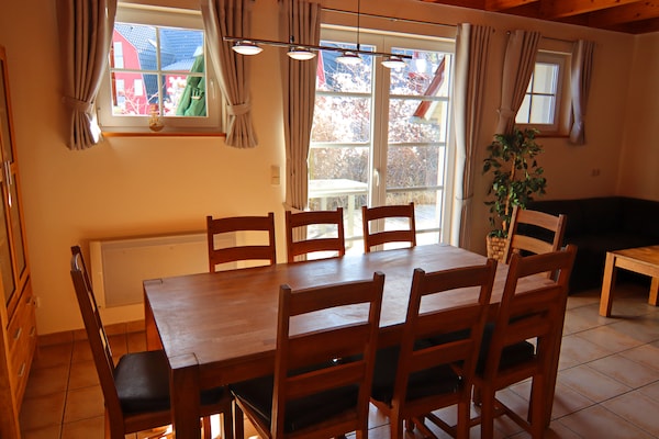 Foto van Rijtjeshuis Dünenwaldhaus in Trassenheide - Vakantiehuis in Trassenheide - DiningRoom