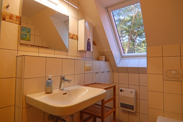 Foto van Rijtjeshuis Dünenwaldhaus Mitte in Trassenheide - Vakantiehuis in Trassenheide - BathRoom