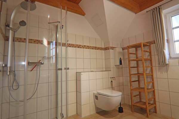 Foto van Rijtjeshuis Dünenwaldhaus Mitte in Trassenheide - Vakantiehuis in Trassenheide - BathRoom