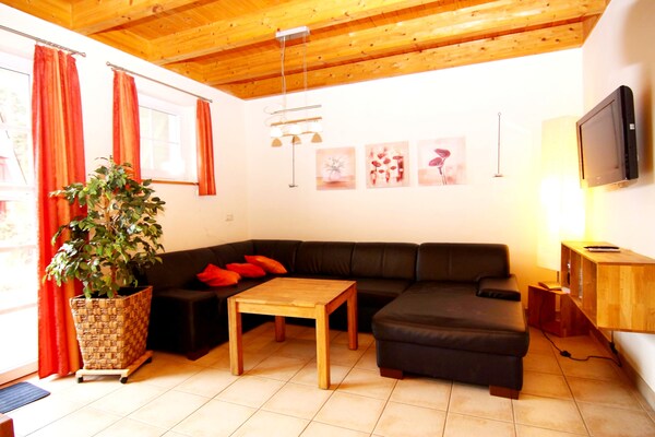 Foto van Rijtjeshuis Dünenwaldhaus Mitte in Trassenheide - Vakantiehuis in Trassenheide - LivingRoom