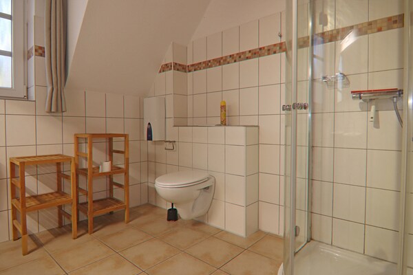 Foto van Rijtjeshuis Dünenwaldhaus in Trassenheide - Vakantiehuis in Trassenheide - BathRoom