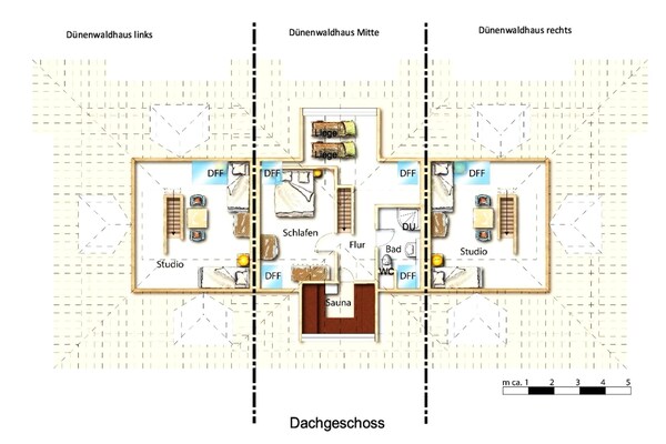 Foto van Rijtjeshuis Dünenwaldhaus in Trassenheide - Vakantiehuis in Trassenheide - Facilities