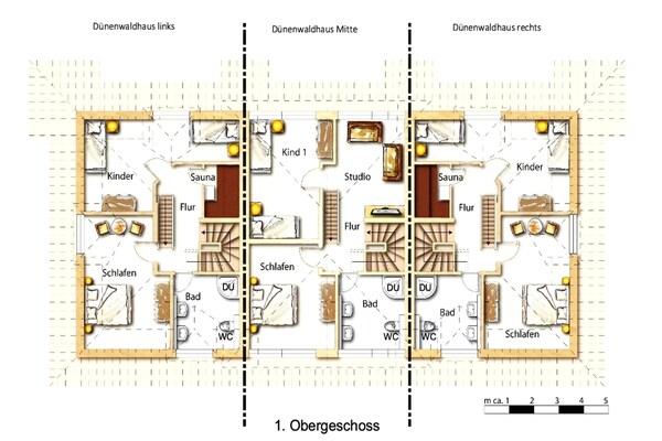 Foto van Rijtjeshuis Dünenwaldhaus in Trassenheide - Vakantiehuis in Trassenheide - Facilities