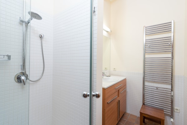 Foto van Luxe finca met zwembad en uitzicht - Vakantiehuis in Colonia De Sant Pere, Illes Balears - BathRoom