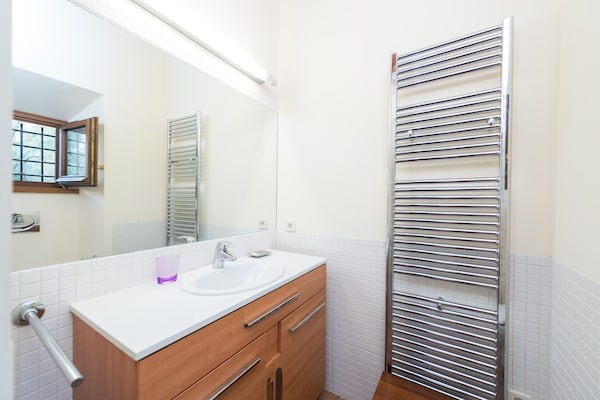 Foto van Luxe finca met zwembad en uitzicht - Vakantiehuis in Colonia De Sant Pere, Illes Balears - BathRoom