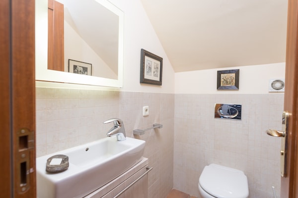 Foto van Luxe finca met zwembad en uitzicht - Vakantiehuis in Colonia De Sant Pere, Illes Balears - BathRoom