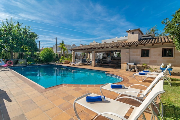 Foto van Villa in Lloseta met privézwembad & tuin - Vakantiehuis in Lloseta, Illes Balears - 
