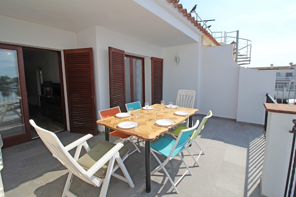 Foto van Appartement in Empuriabrava bij Kanaal & Strand - Vakantiehuis in Empuriabrava - terrace