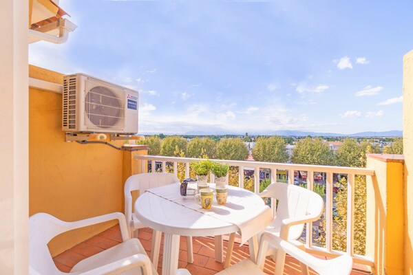 Foto van Appartement in Empuriabrava bij strand - Vakantiehuis in Empuriabrava - terrace