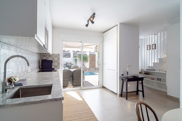 Foto van Vakantiehuis in Nerja met Uitzicht op Zee - Vakantiehuis in Nerja - Kitchen
