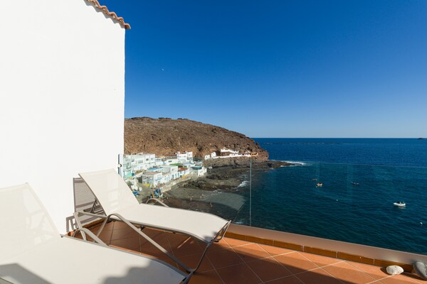Foto van Appartement in Tufia met Zeezichtterras - Vakantiehuis in Telde - terrace