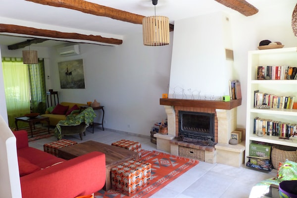 Foto van Privézwembad in de Provence - Vakantiehuis in La Motte - LivingRoom