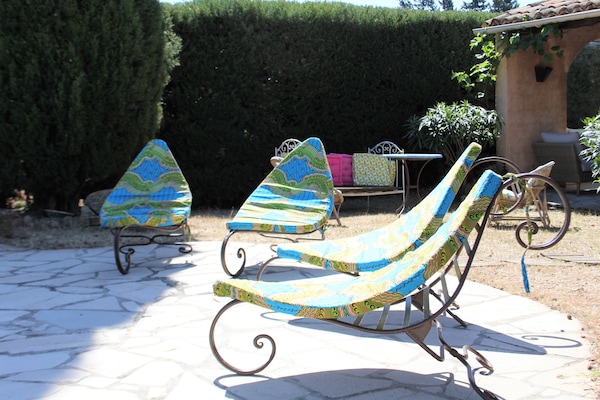 Foto van Privézwembad in de Provence - Vakantiehuis in La Motte - TerraceBalcony