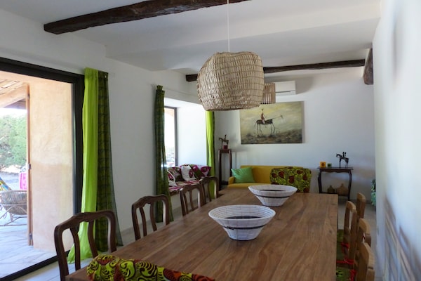 Foto van Privézwembad in de Provence - Vakantiehuis in La Motte - DiningRoom