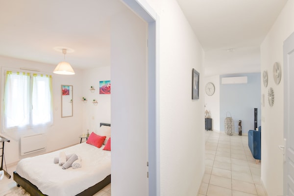 Foto van Zen-kamer in een gedeeld huis(eigenaar aanwezig) - Vakantiehuis in Saint-Médard de Guizières - BedRoom