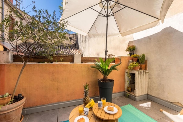 Foto van Terrasse du Courreau - Première conciërge - Vakantiehuis in Remise des clés au logement - TerraceBalcony