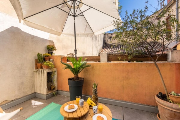 Foto van Terrasse du Courreau - Première conciërge - Vakantiehuis in Remise des clés au logement - TerraceBalcony