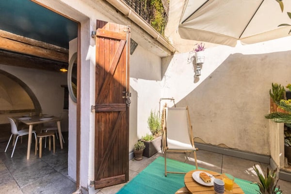 Foto van Terrasse du Courreau - Première conciërge - Vakantiehuis in Remise des clés au logement - TerraceBalcony