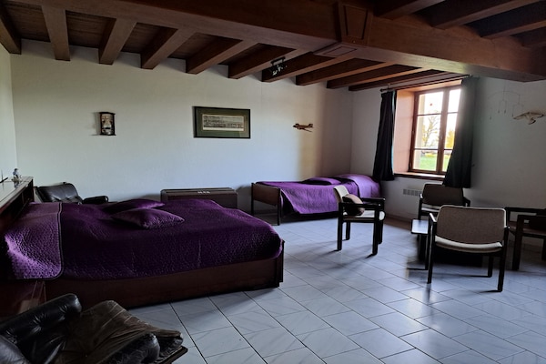 Foto van Vakantiehuis in Vieure bij meer en tuin - Vakantiehuis in Vieure - BedRoom