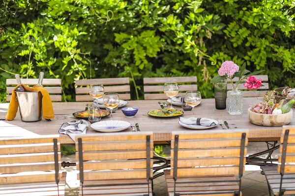 Foto van Charmante Provençaalse villa in Noves - Vakantiehuis in Noves - TerraceBalcony