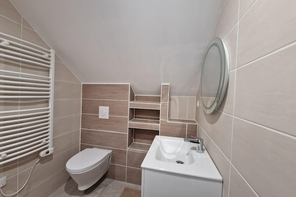 Foto van Verblijf in Brittany House van St Michel - Vakantiehuis in Ploumilliau - BathRoom
