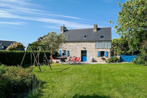 Foto van Stenen huis in Bretagne bij Roscoff & strand - Vakantiehuis in Plougoulm - GardenSummer