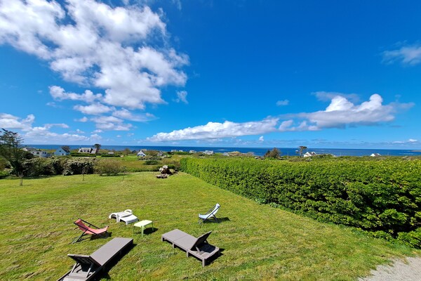 Foto van Panoramisch uitzicht op zee in Bretagne - Vakantiehuis in Lampaul-Plouarzel - GardenSummer