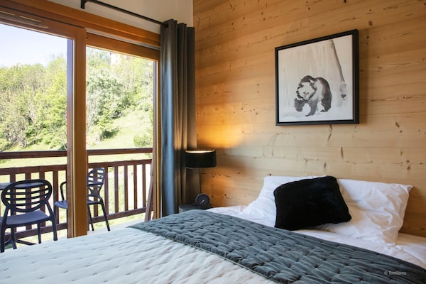 Foto van Chalet in Vaujany met Berguitzicht - Vakantiehuis in VAUJANY - BedRoom