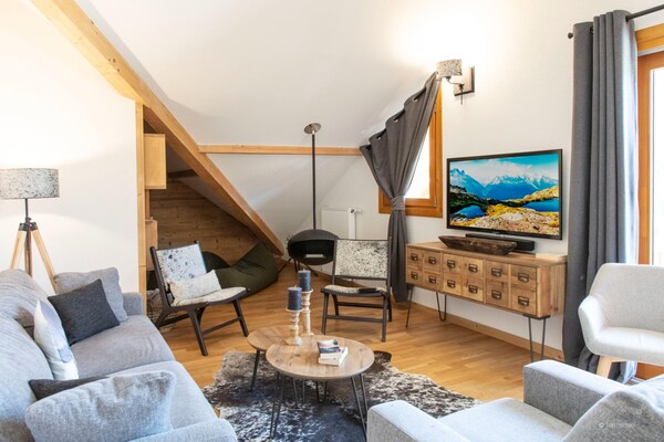 Foto van Chalet in Vaujany met Berguitzicht - Vakantiehuis in VAUJANY - LivingRoom