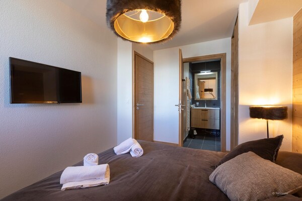 Foto van Appartement in Les Deux Alpes bij Skipistes - Vakantiehuis in Les Deux Alpes - BedRoom