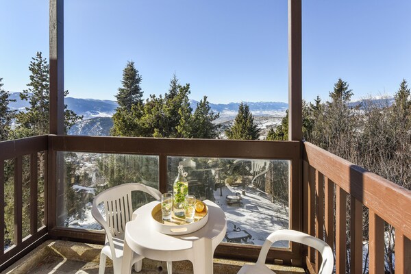 Foto van Premium Cerdagne-appartement voor 6 personen - Vakantiehuis in Font Romeu Ermitage - TerraceBalcony