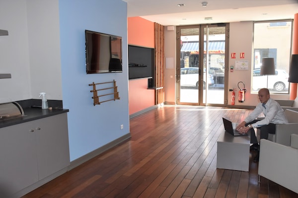 Foto van Stadsverblijf Lyon nabij de rivier de Sâone - Vakantiehuis in Lyon - HallReception