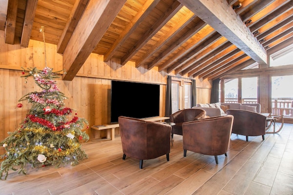 Foto van Alpenchalet met spa en huisdieren - Vakantiehuis in Champagny en Vanoise - LivingRoom