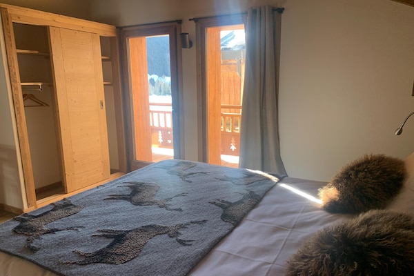 Foto van Alpenchalet met spa en huisdieren - Vakantiehuis in Champagny en Vanoise - BedRoom