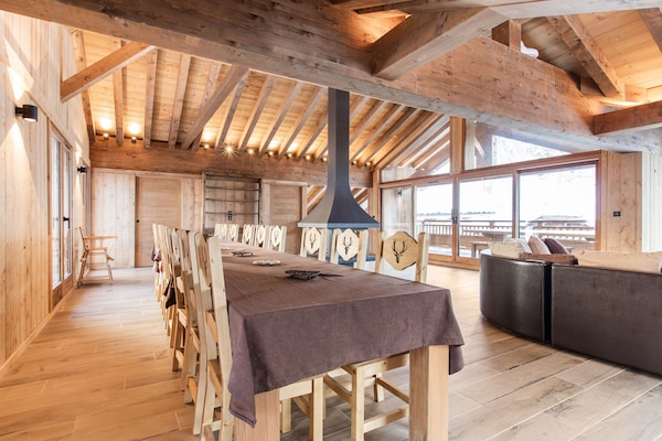 Foto van Vanoise-chalet op toplocatie - Vakantiehuis in Champagny en Vanoise - DiningRoom