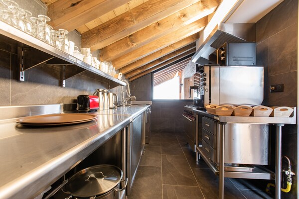 Foto van Vanoise-chalet op toplocatie - Vakantiehuis in Champagny en Vanoise - Kitchen