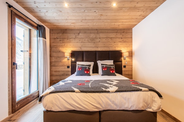 Foto van Chalet in Champagny bij Skipistes - Vakantiehuis in Champagny en Vanoise - BedRoom