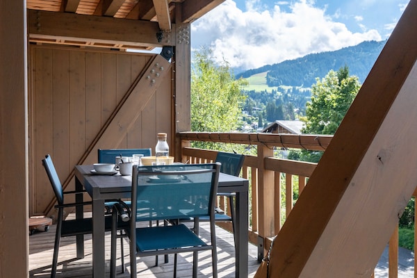 Foto van 1BDR/4P appartement met balkon en parkeerplaats - Megève - Untagged