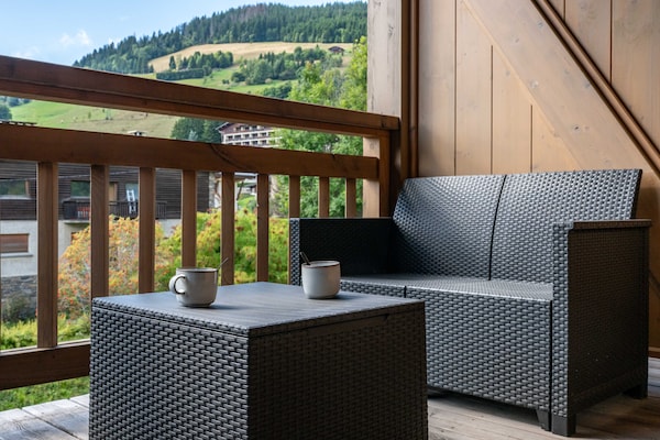 Foto van 1BDR/4P appartement met balkon en parkeerplaats - Megève - Untagged